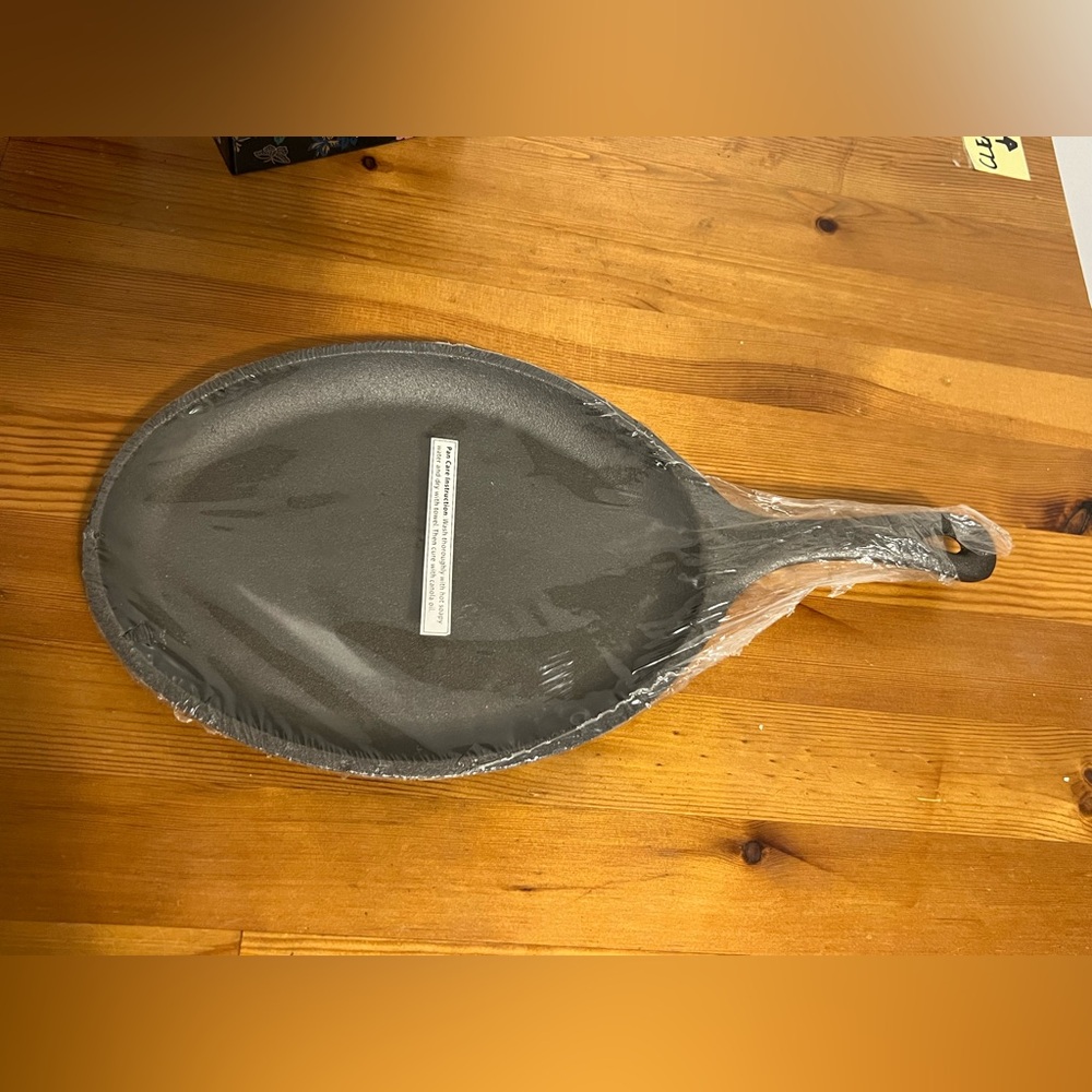 SAUZA Tequila Cast Iron Kitchen Sizzling Hot Fajita Skillet Pan